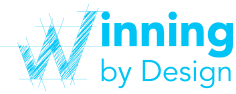 This is a logo for Winning by Design